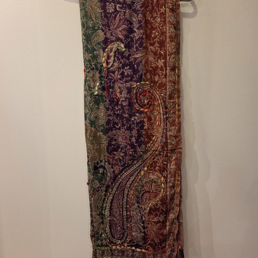 Raj Multicolor Paisley Scarf